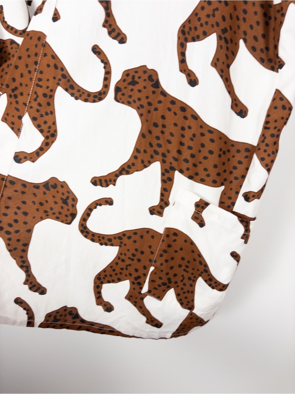 Emerson Fry India Collection Fete Kimono - White Cheetah - Picture 4 of 8